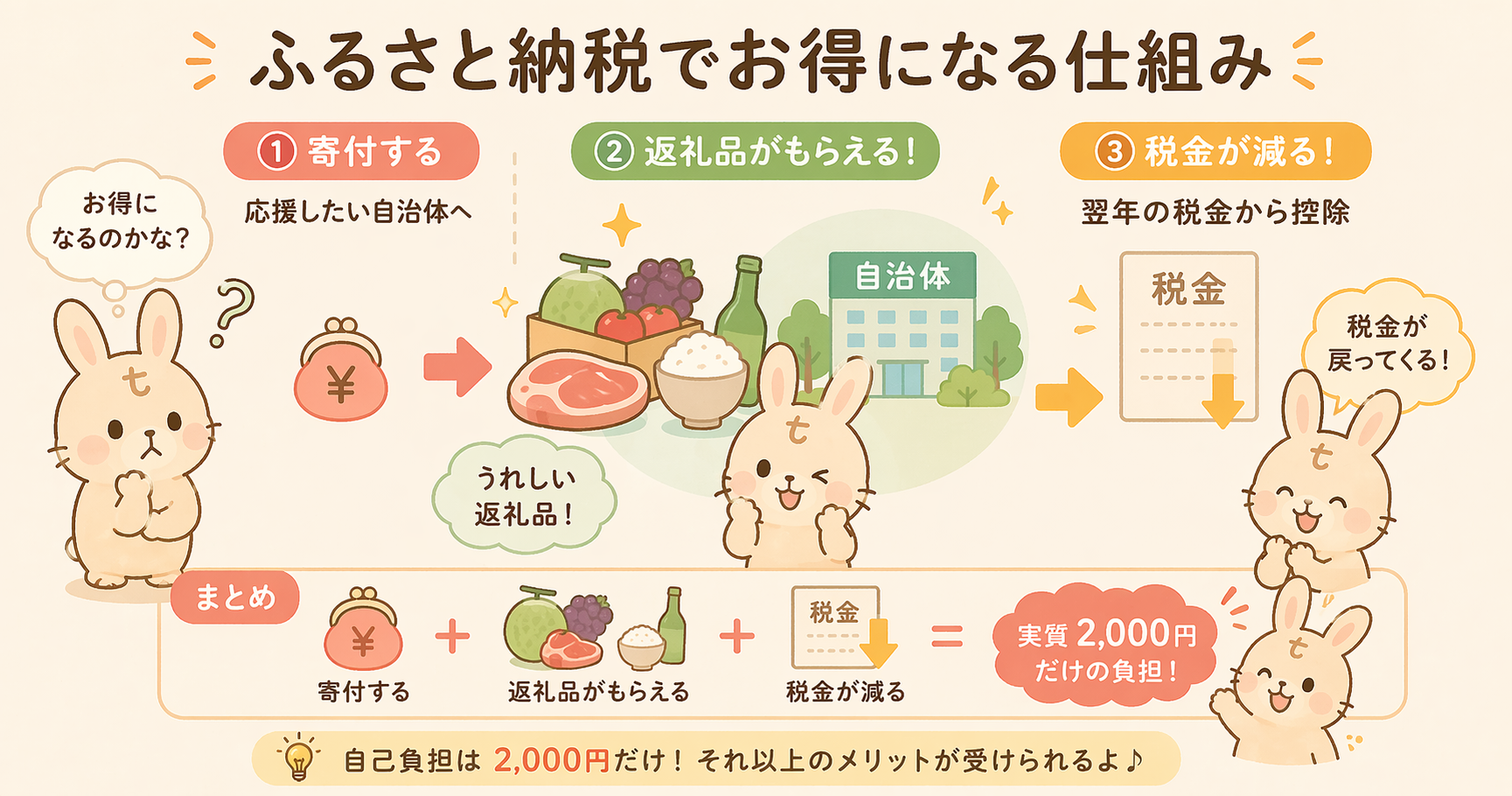 ふるさと納税の仕組み