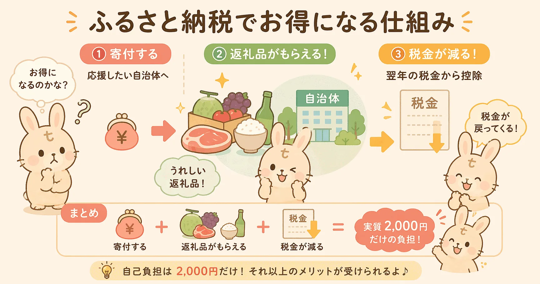 ふるさと納税の仕組み