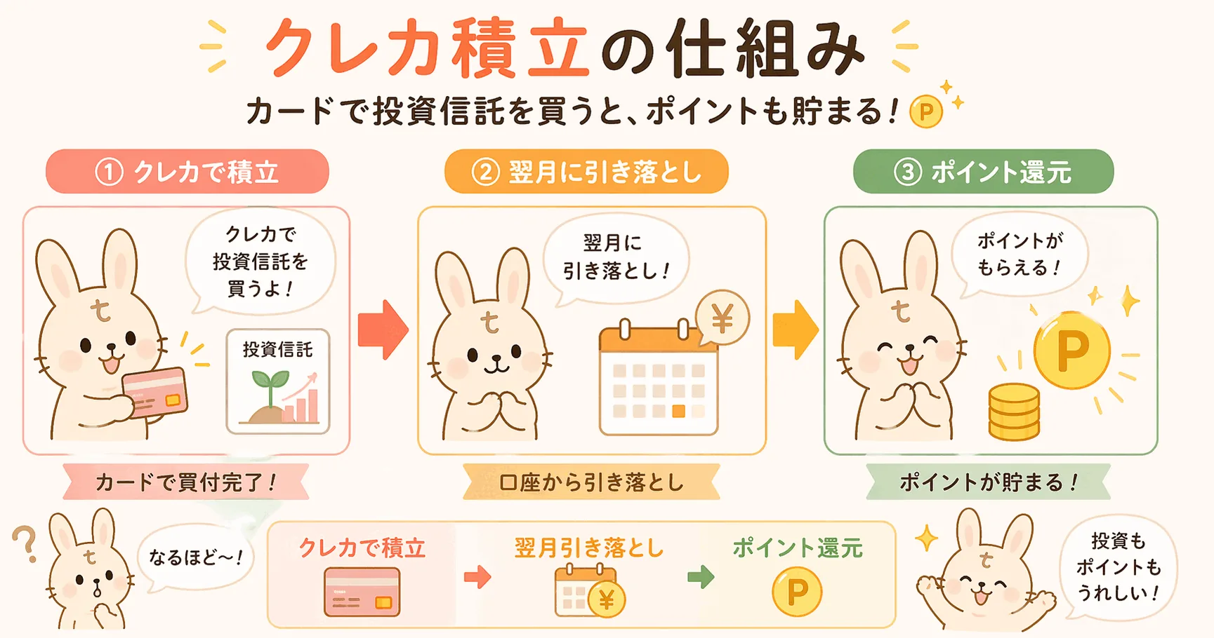 クレカ積立の仕組み